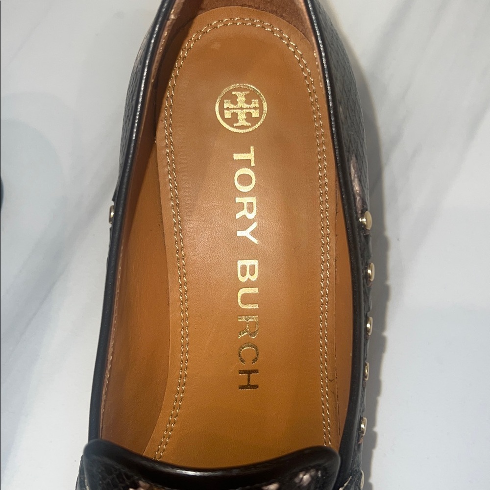 Tory Burch Studded, Python Shoes In Black, Brown,… - image 2